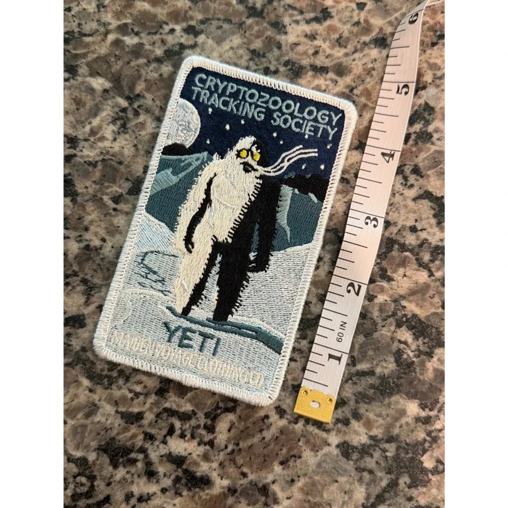 Maiden Voyage Clothing Cryptozoology Tracking Society Yeti Patch Cryptid